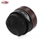 ⁦IKAPE Coffee Distributor, Espresso Gravity Distributor(Wooden Handle,Black Base)⁩ - الصورة ⁦2⁩
