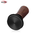 ⁦IKAPE V3 Calibrated Coffee Tamper(Wooden Handle,Black Base)⁩ - الصورة ⁦3⁩