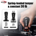 ⁦IKAPE V3 Calibrated Coffee Tamper (All black)⁩ - الصورة ⁦4⁩
