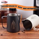 ⁦IKAPE Espresso V1 Milk Frothing Pitcher⁩ - الصورة ⁦3⁩