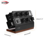 ⁦IKAPE Coffee Upright Stand Bean Cellars Hopper 6 Tubes⁩ - الصورة ⁦4⁩