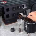 ⁦IKAPE Coffee Upright Stand Bean Cellars Hopper 6 Tubes⁩ - الصورة ⁦6⁩