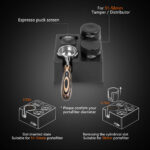 ⁦IKAPE ABS 7 in 1 Coffee Tool Organiser Suitable for 51/54/58mm portafilter⁩ - الصورة ⁦3⁩