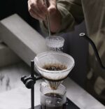 ⁦Melodrip Pour Over Coffee Tool 'Polished Steel' Handle⁩ - الصورة ⁦4⁩